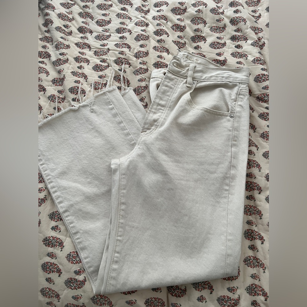 American eagle wide leg crop size 6 Long
